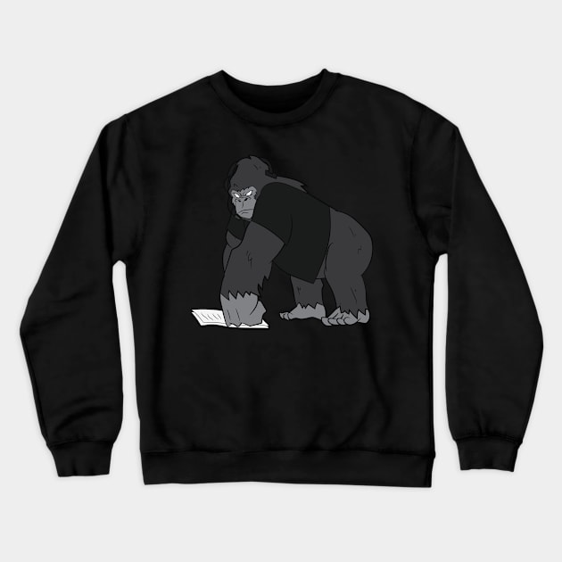 Stage Manager Shirt | Gorilla Staff Gift Crewneck Sweatshirt by Gawkclothing